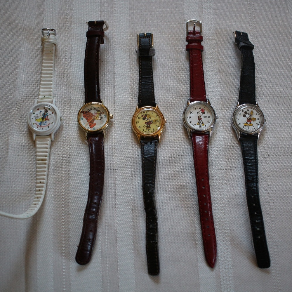 Five Disney Character Watches